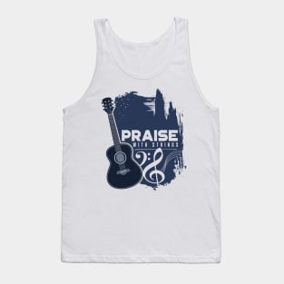 'Praise Him with Strings' Cool Music Christians Gift Tank Top